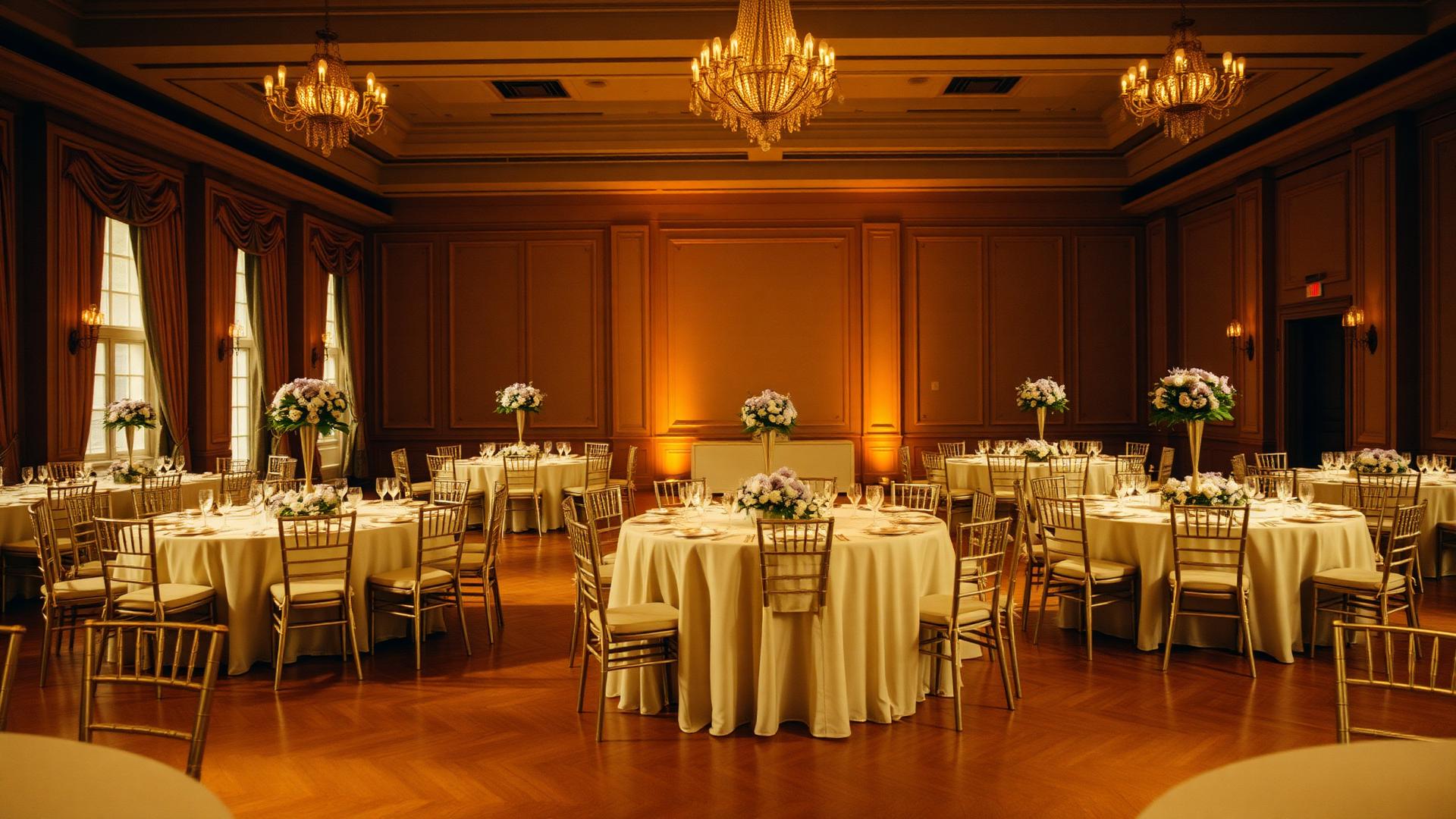 A styled Boss Babes & Brunch event room before guests arrive